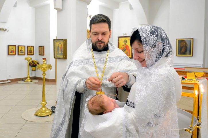 в церкви